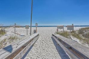 On the beach