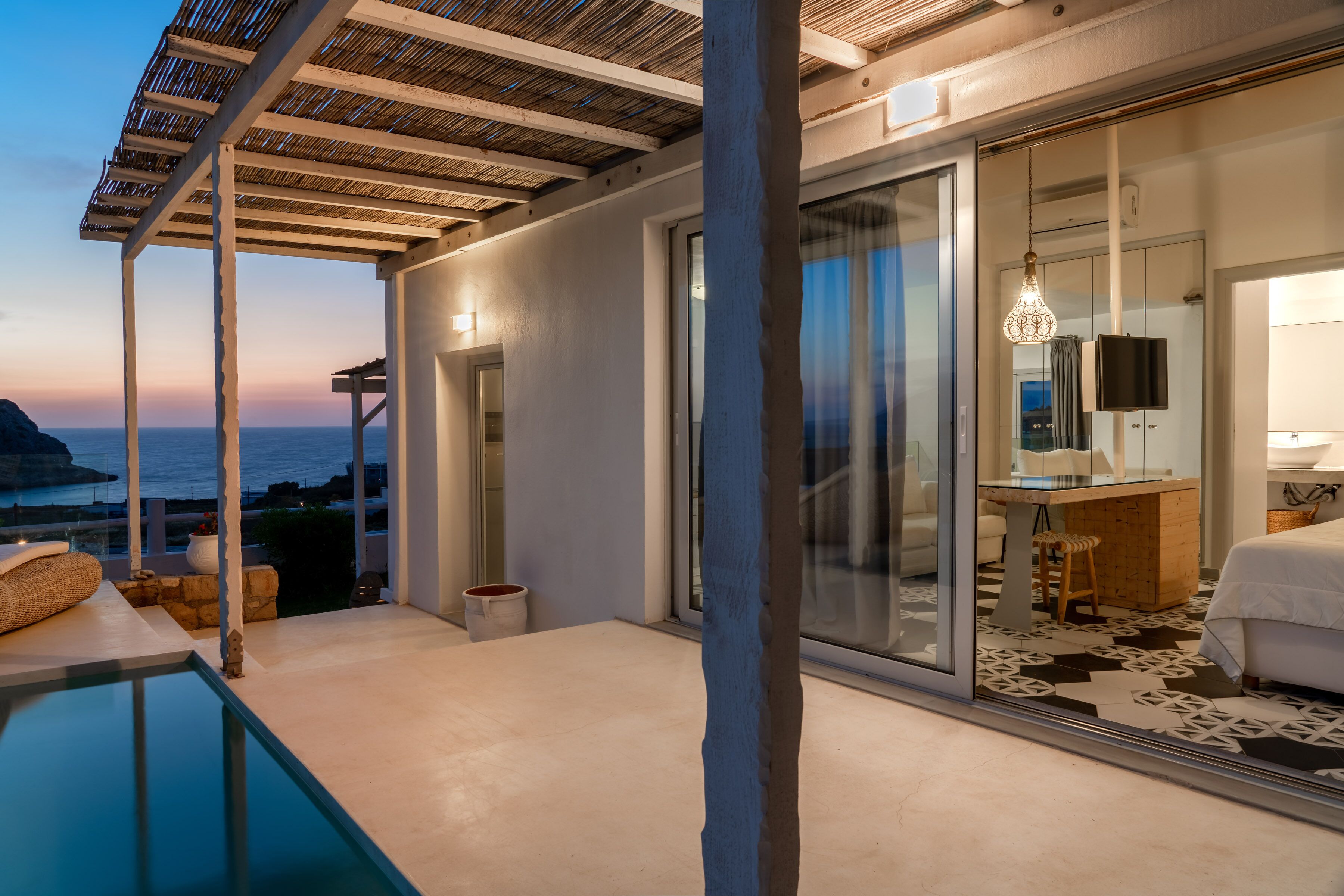 Villa, eigener Pool, Meerblick | Eigener Pool
