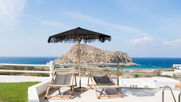 Premium Suite, Private Pool, Sea View | Terrace/patio