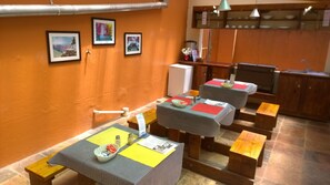 Colazione all'inglese, servita tutte le mattine (60 ZAR a persona)
