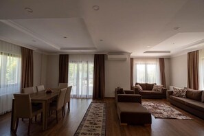 Villa, 4 Bedrooms, Private Pool | Living room | LCD TV - Guzel Evler Family Resort (Sapanca)