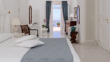 Luxury Suite, 1 King Bed with Sofa bed, Terrace, Sea View | Premium bedding, memory-foam beds, minibar, in-room safe