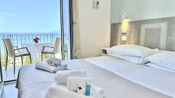 1 slaapkamer, luxe beddengoed, een minibar, een kluis op de kamer