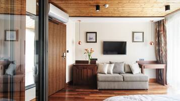 Studio | 1 bedroom, premium bedding, desk, soundproofing