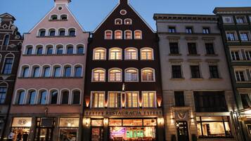 Front of property - evening/night