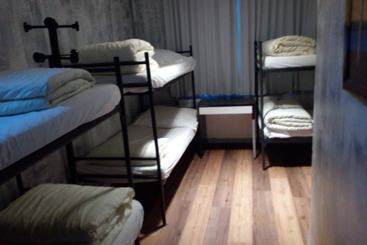 Bed in Shared Dormitory, Mixed Dorm (6 Beds) | Két bảo mật tại phòng, bàn, truy cập Internet không dây miễn phí