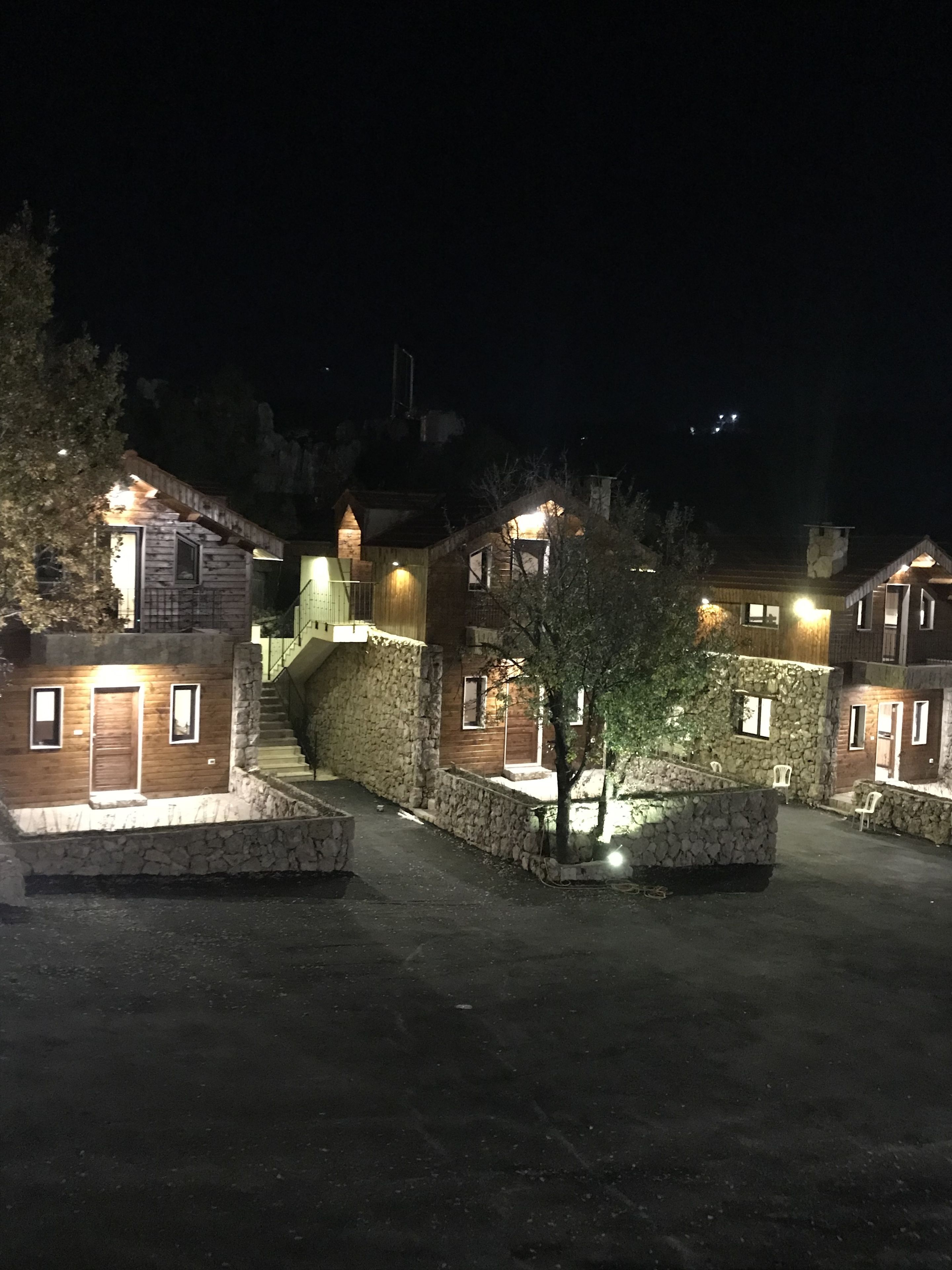 Front of property – evening/night