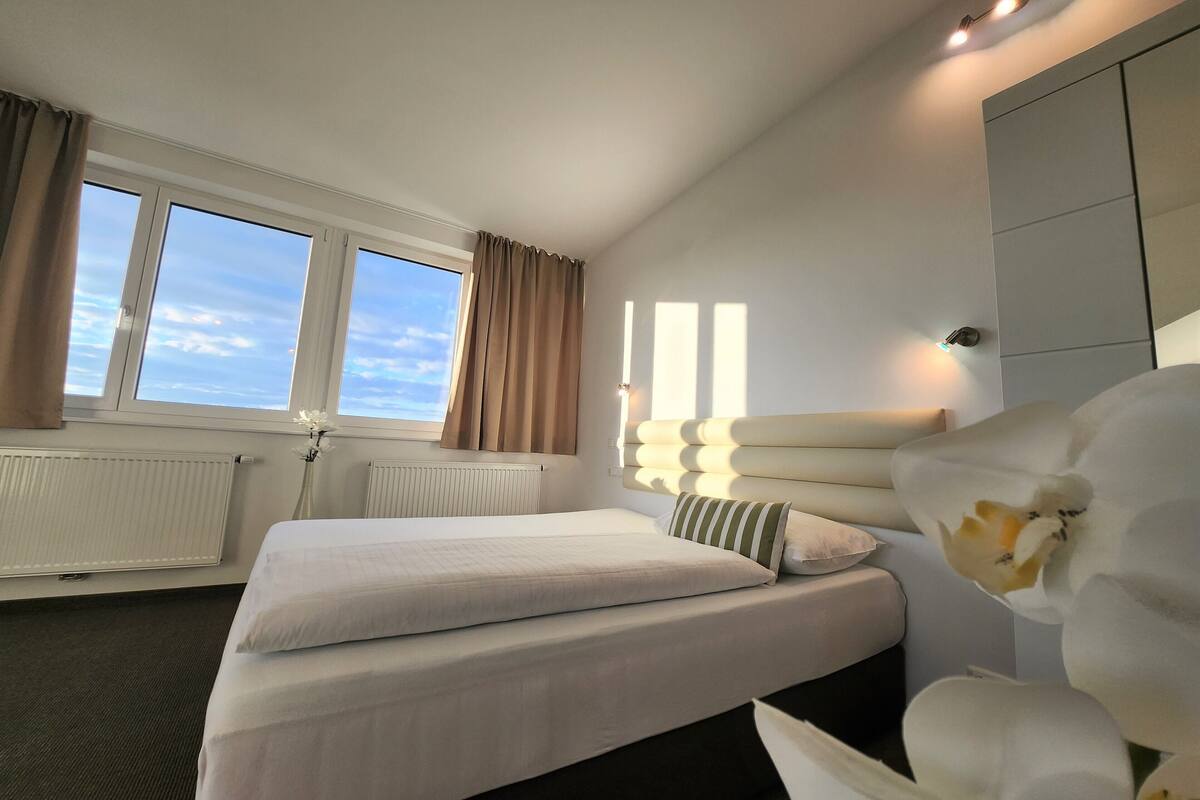 double room | in-room safe, desk, blackout curtains, iron/ironing board