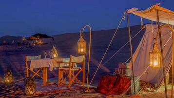 Deluxe Tent, Private Bathroom | Terrace/patio