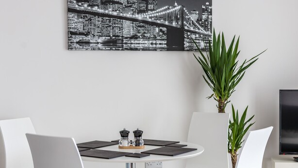 Apartment, 1 Bedroom | Living area | Flat-screen TV - Central View Apartment (Bedford)