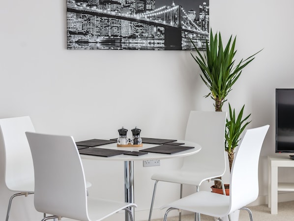 Apartment, 1 Bedroom | Living area | Flat-screen TV - Central View Apartment (Bedford)