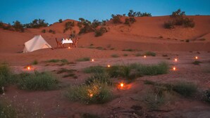 Unclassified image, 3 of 5, button - Bivouac les Hommes Bleus exclusive camp (M'Hamid El Ghizlane)