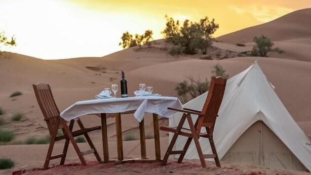 Unclassified image, 1 of 5, button - Bivouac les Hommes Bleus exclusive camp (M'Hamid El Ghizlane)