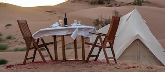 Bivouac les Hommes Bleus exclusive camp