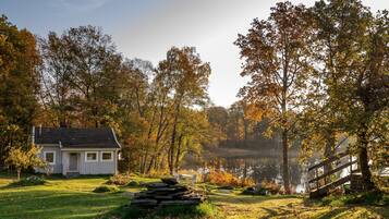 Family Cottage, 2 Double Beds, Lake View, Lakeside (Evika 4) | Terrasse/Patio