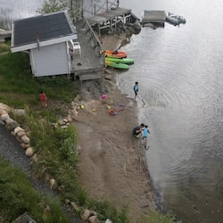 Private beach, waterskiing, kayaking, motor boating