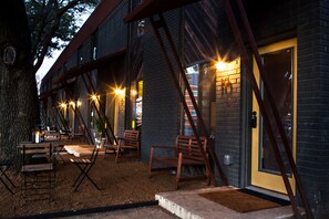 Front of property – evening/night