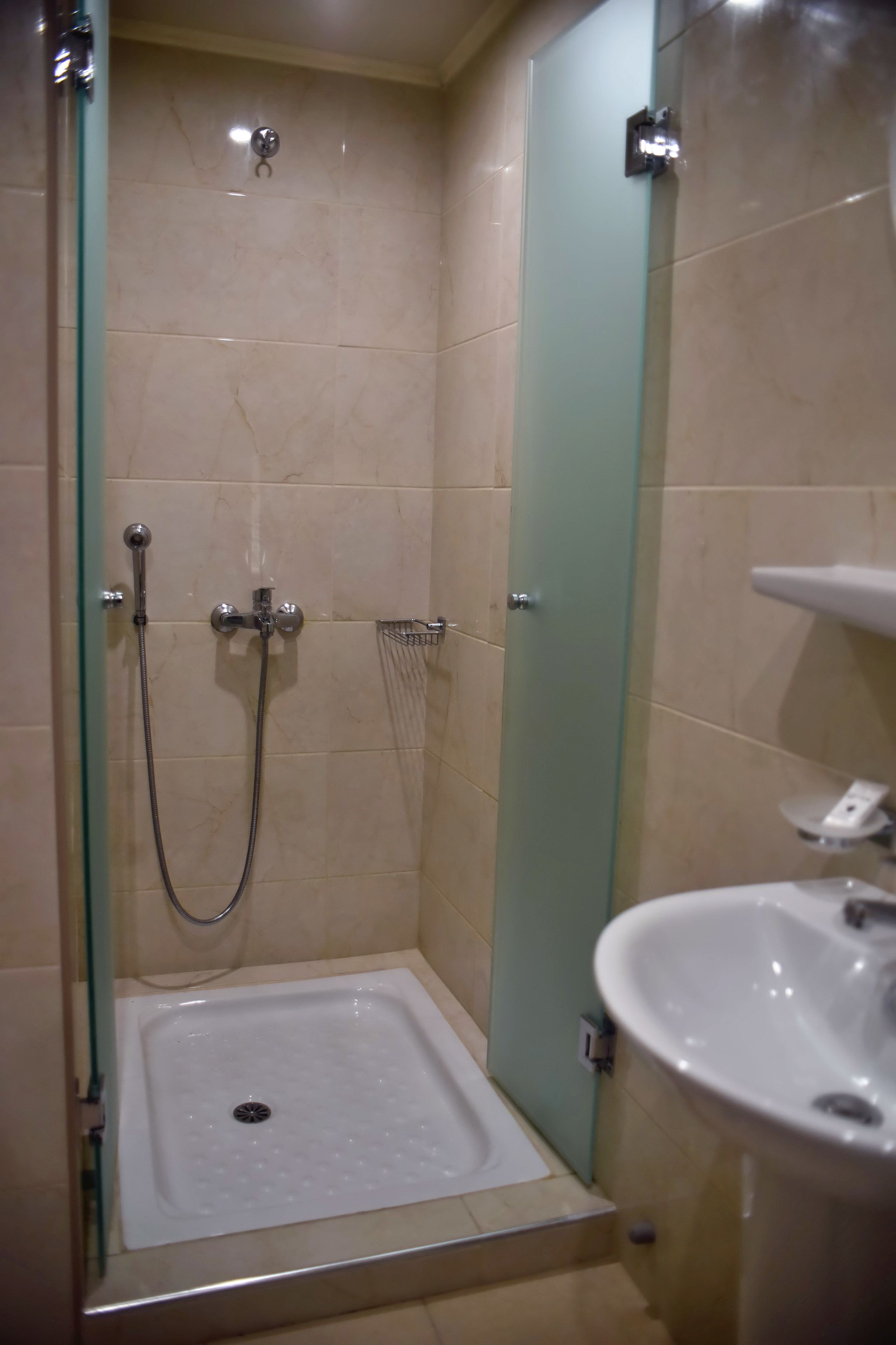 Dusj på badet