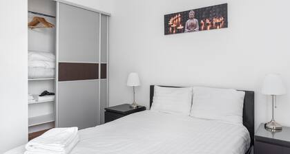 Modern Bedford Blues Apartment