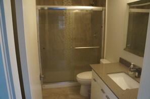 Condo, 2 Bedrooms, Balcony | Bathroom | Combined shower/tub, free toiletries - Element by WLM (Calgary)