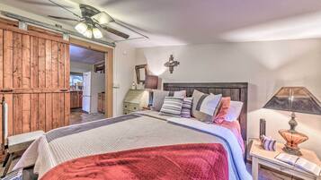 1 bedroom, iron/ironing board, Internet, bed sheets