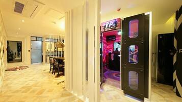 Party Room (Karaoke) | Living area | 46-inch flat-screen TV with cable channels, TV, Netflix