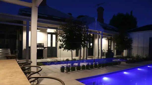Luksusleilighet, 1 soverom, peis, ved basseng | Terrasse/patio