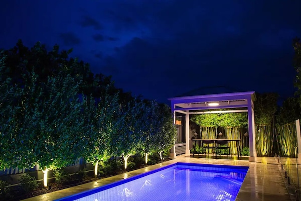 Luxury Apartment, 1 Bedroom, Fireplace, Poolside | Private pool