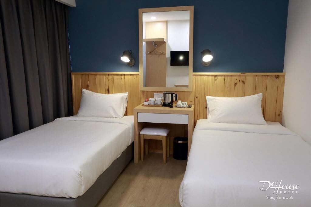 Ropa de cama de alta calidad y minibar 