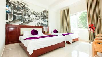 Desk, iron/ironing board, free WiFi