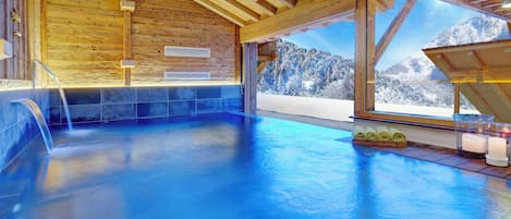 Piscine couverte, piscine chauffée