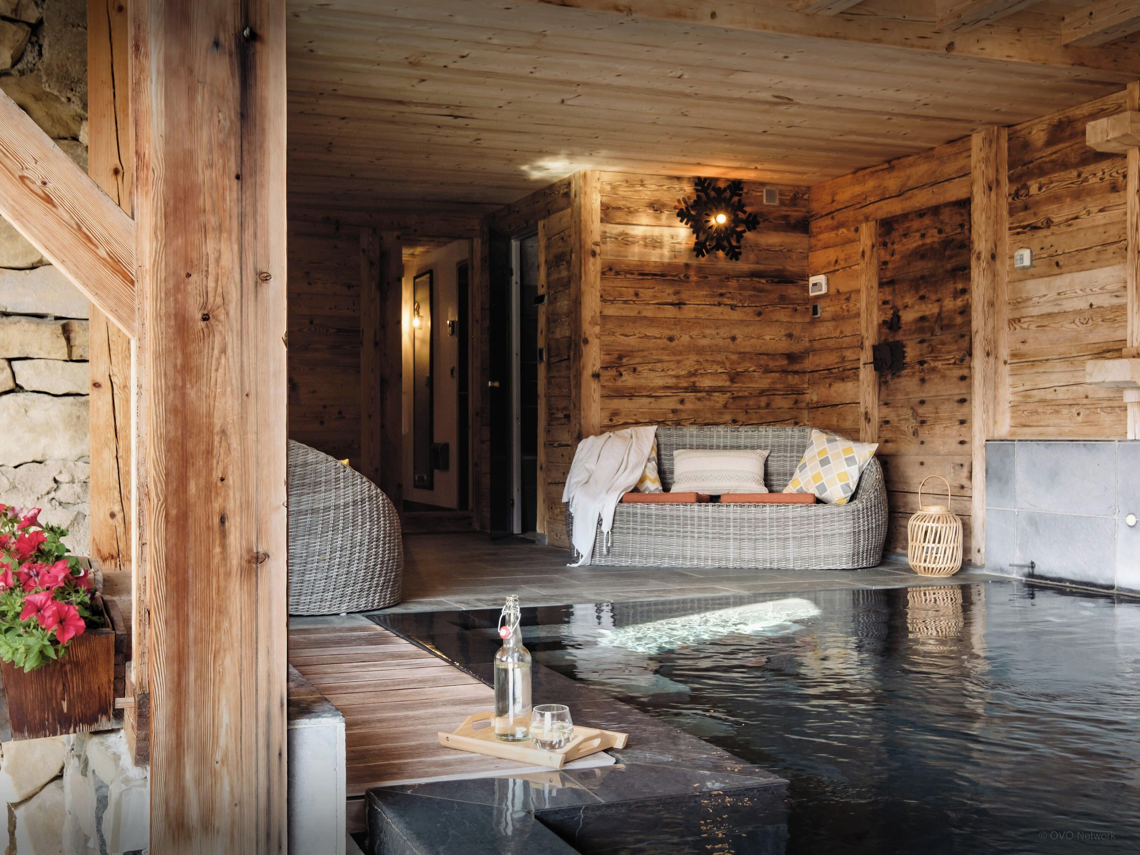 Indoor pool, a heated pool