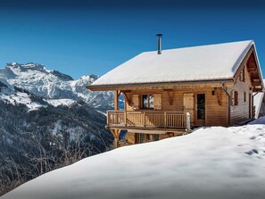 Exterior - Chalet Manoe - secluded alpine base with summer pool & spa - OVO Network (Manigod)