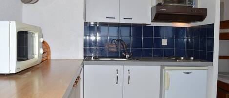 Frigorífic, microones, placa de cuina i cafetera i tetera