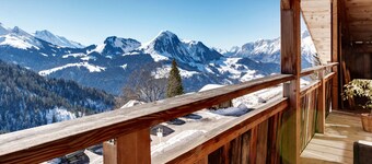 Chalet Arsene et Lea - ski break 8p fireplace, sauna & views - OVO Network