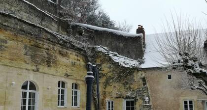 Elegant 3-Bedroom Troglodyte Home with Finnish Spa and Game Room in Vouvray