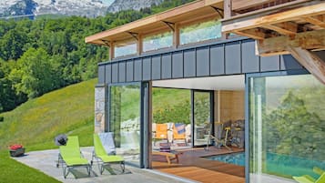 Indoor pool, a heated pool