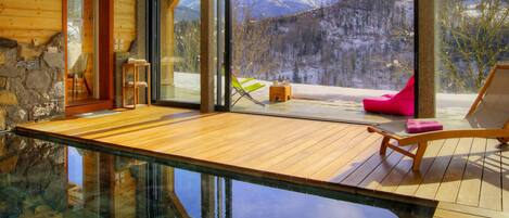 Piscine couverte, piscine chauffée