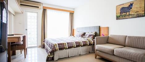 1 soveværelse, strygejern/strygebræt, internetforbindelse, sengetøj