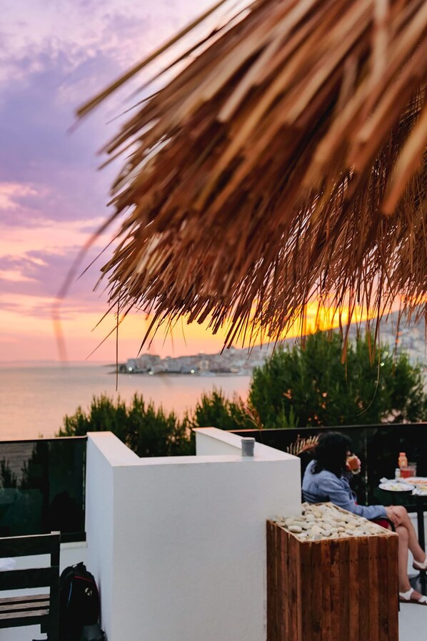 Vue sur la plage/l’océan