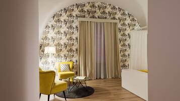 Junior Suite, City View | Living area | Flat-screen TV