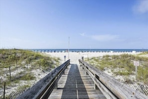 On the beach
