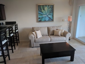 TV, DVD-spiller, bøker og musikkbibliotek