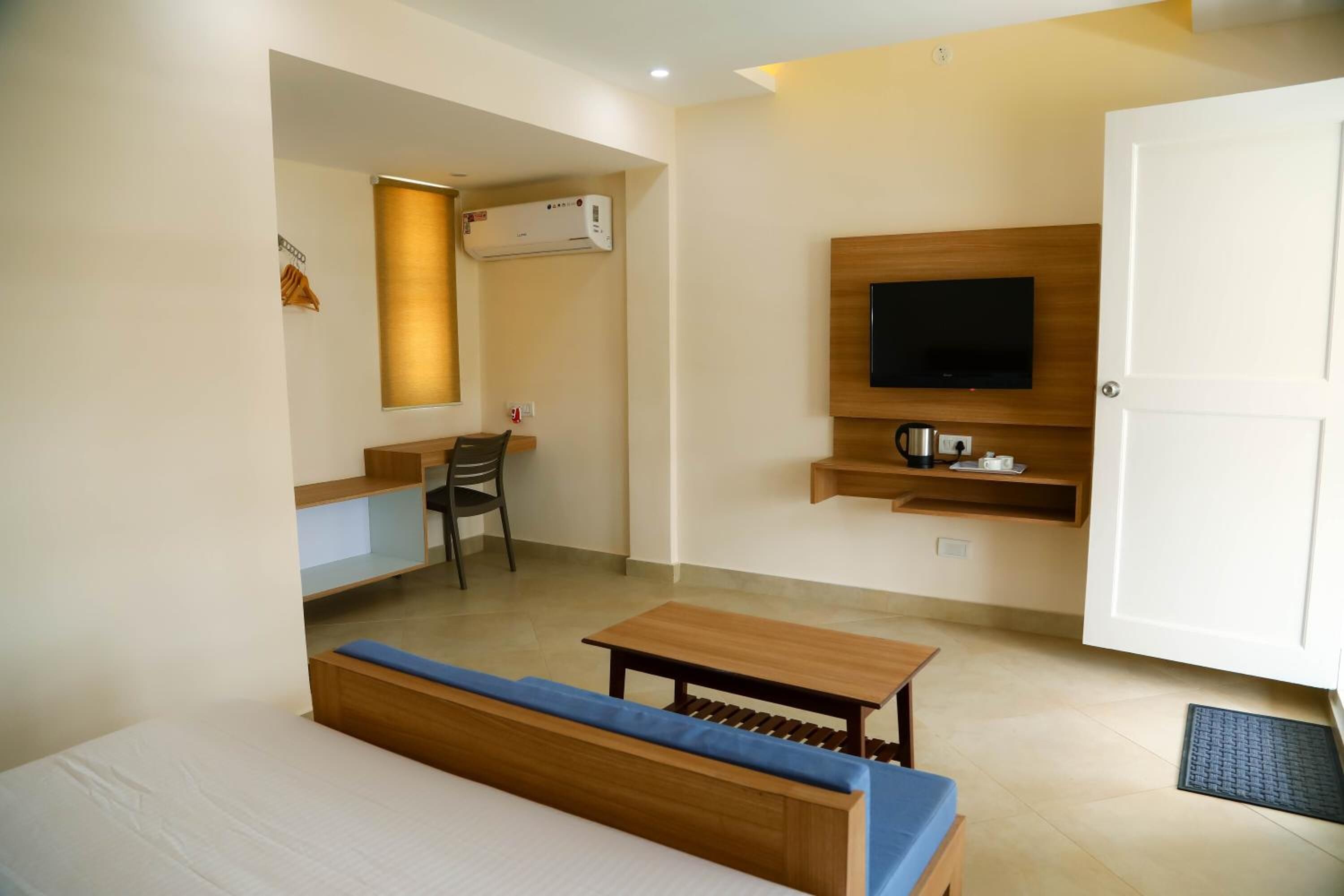 Desk, iron/ironing board