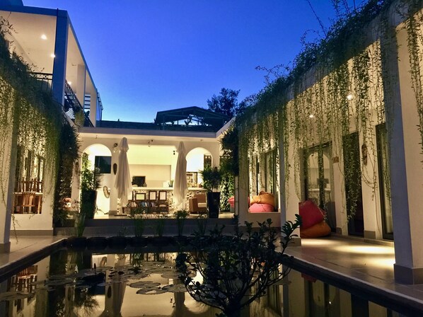 Façade de l’hébergement