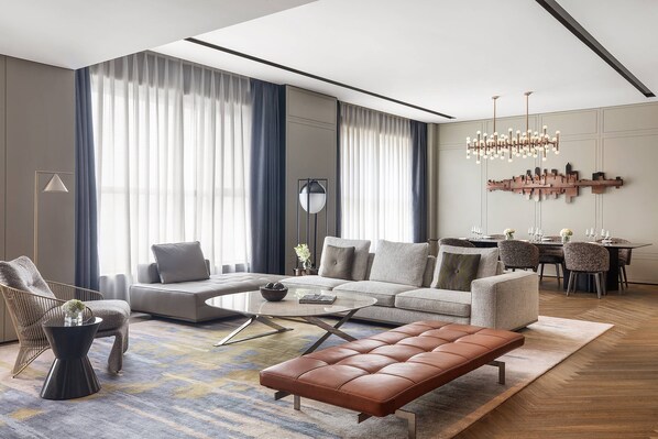 40-inch LCD TV with cable channels, TV, iPod dock