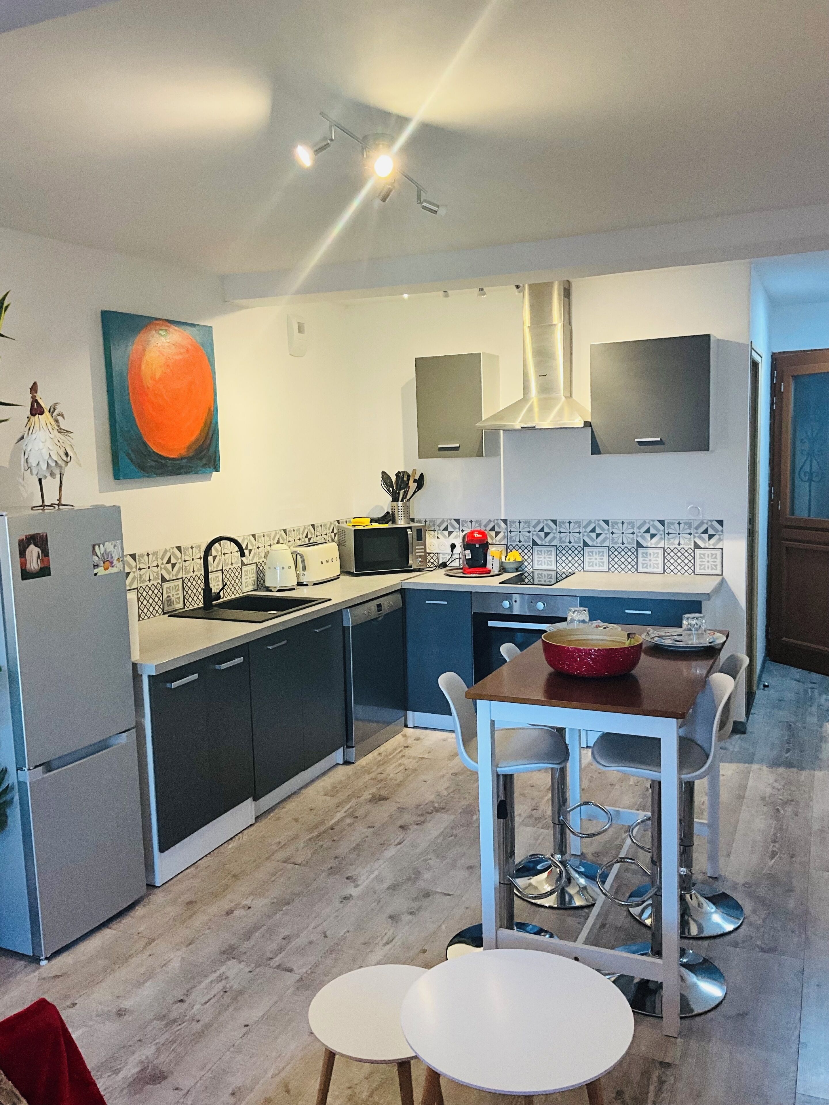 City-Apartment, 1 Schlafzimmer, Nichtraucher, Stadtblick | Eigene Küche | Wasserkocher mit Kaffee-/Teezubehör