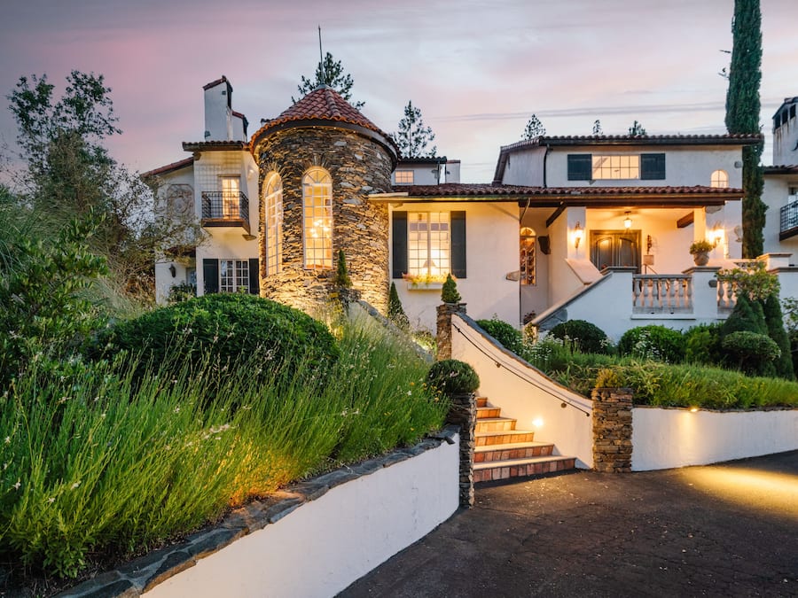 Front of property - evening/night