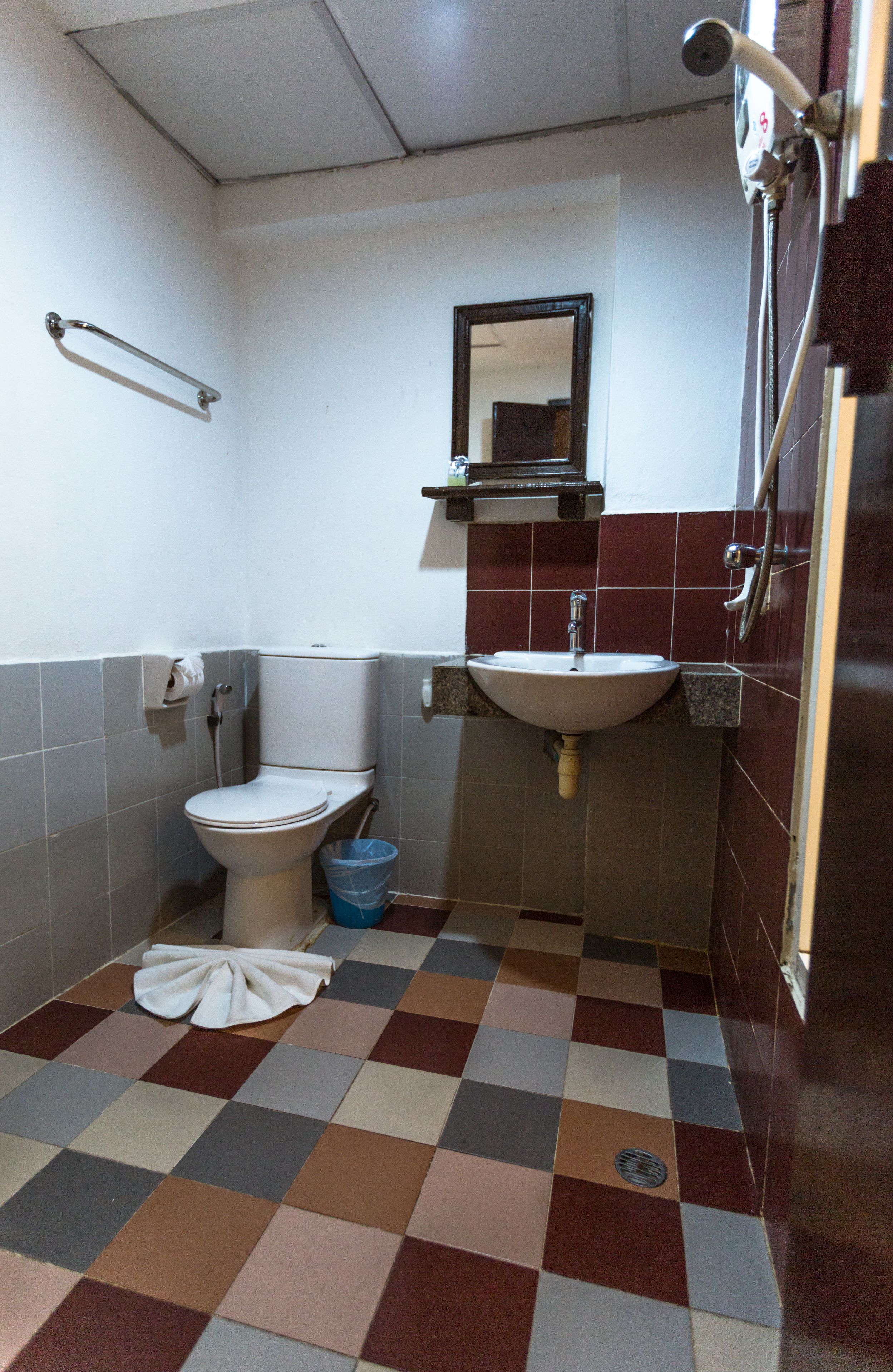 free toiletries, hair dryer, towels, soap