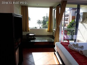 Deluxe Double Room, 1 King Bed, Balcony | Tempur-Pedic beds, minibar, in-room safe, individually decorated - Porterhouse Beach Hotel (Patong)